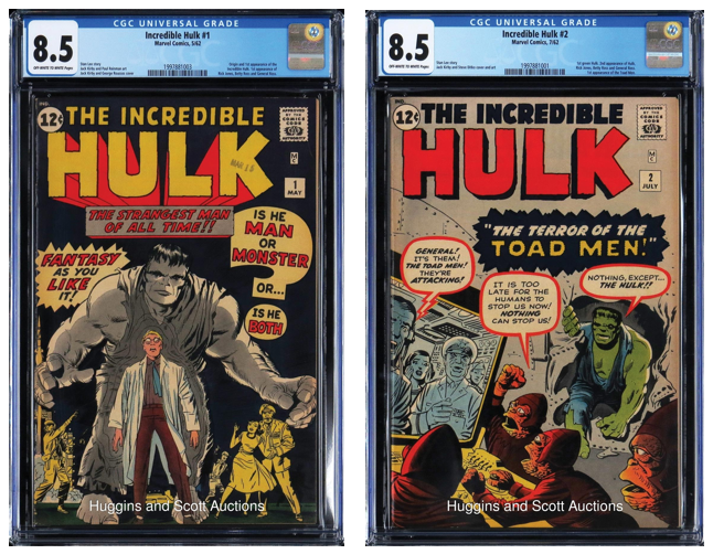 The Incredible Hulk 1 and 2